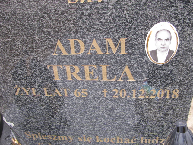 Grób Adam Trela