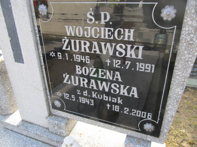 Bożena Żurawska 1943 Inowrocław - Grobonet - Wyszukiwarka osób pochowanych