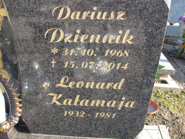 Dariusz Dziennik 1968 Inowrocław - Grobonet - Wyszukiwarka osób pochowanych