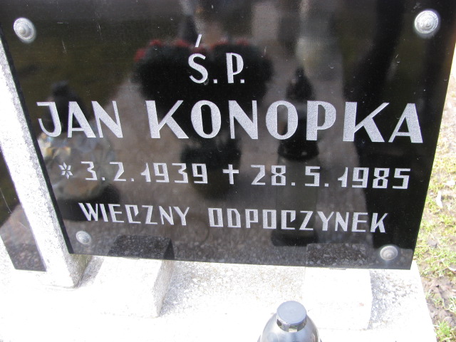 Jan Konopka 1939 Inowrocław - Grobonet - Wyszukiwarka osób pochowanych